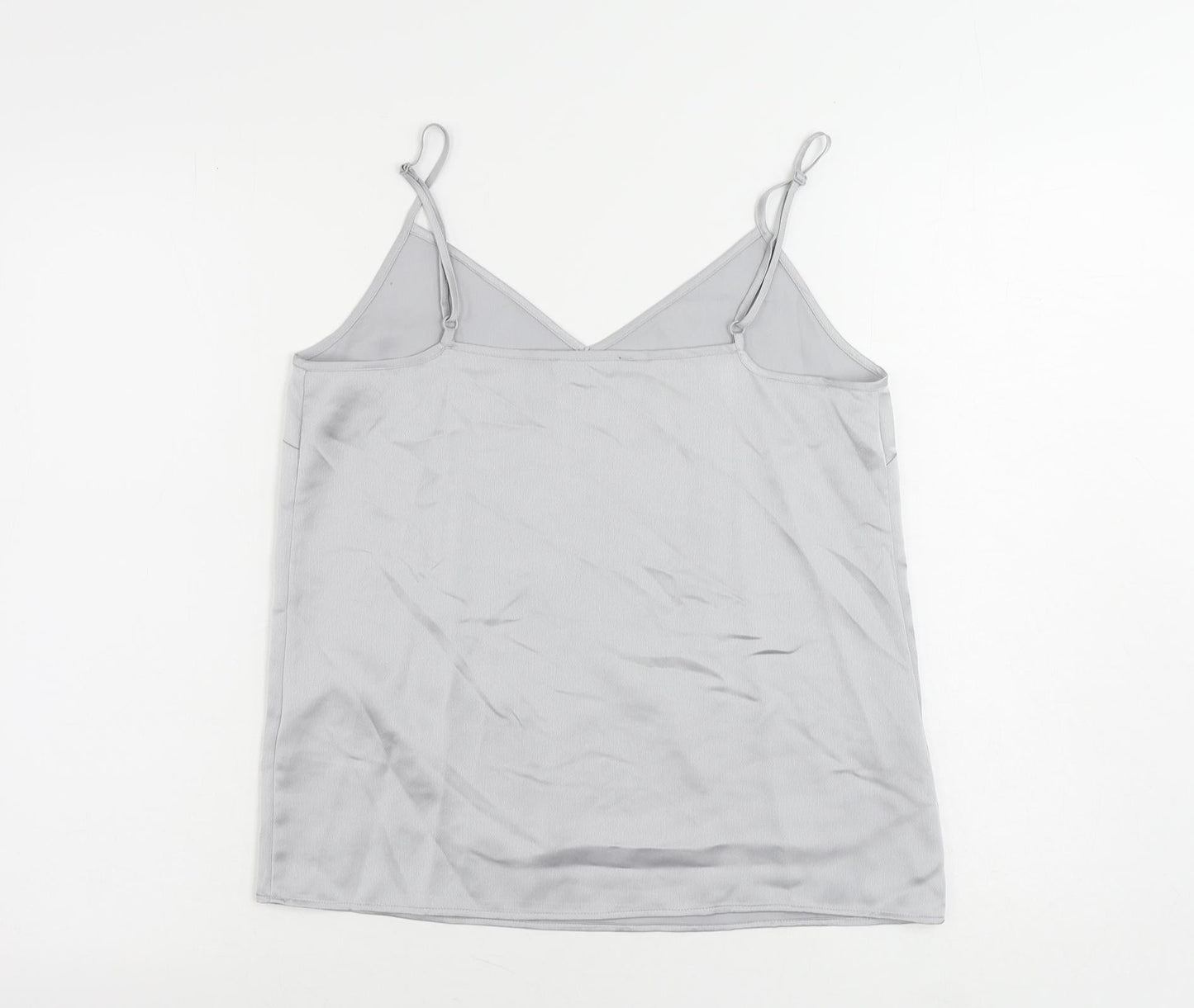 Womens UK Size 10 Marks and Spencer Grey Camisole Tank