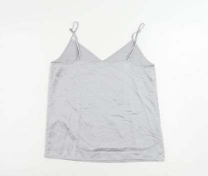 Womens UK Size 10 Marks and Spencer Grey Camisole Tank