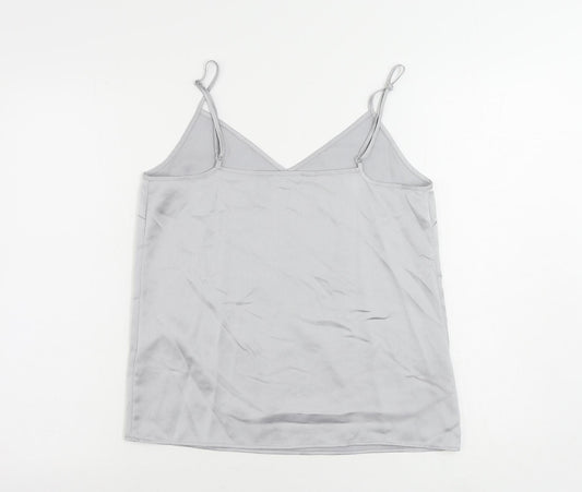 Womens UK Size 10 Marks and Spencer Grey Camisole Tank