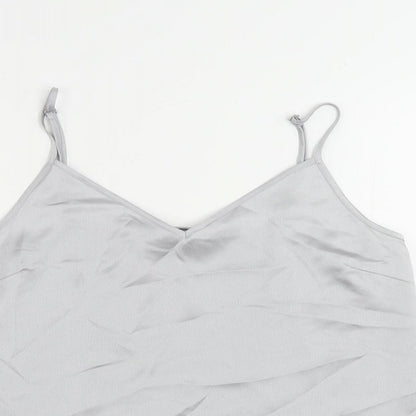 Womens UK Size 10 Marks and Spencer Grey Camisole Tank