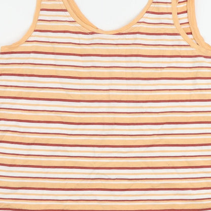 Womens UK Size 6 NEXT Orange Basic Tank