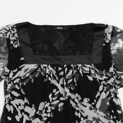 Womens UK Size 8 Marks and Spencer Black Basic Blouse