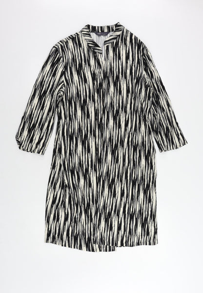 Womens UK Size 8 Marks and Spencer Black Kimono Blouse