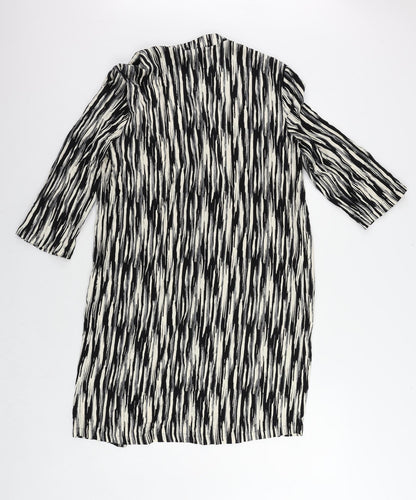 Womens UK Size 8 Marks and Spencer Black Kimono Blouse