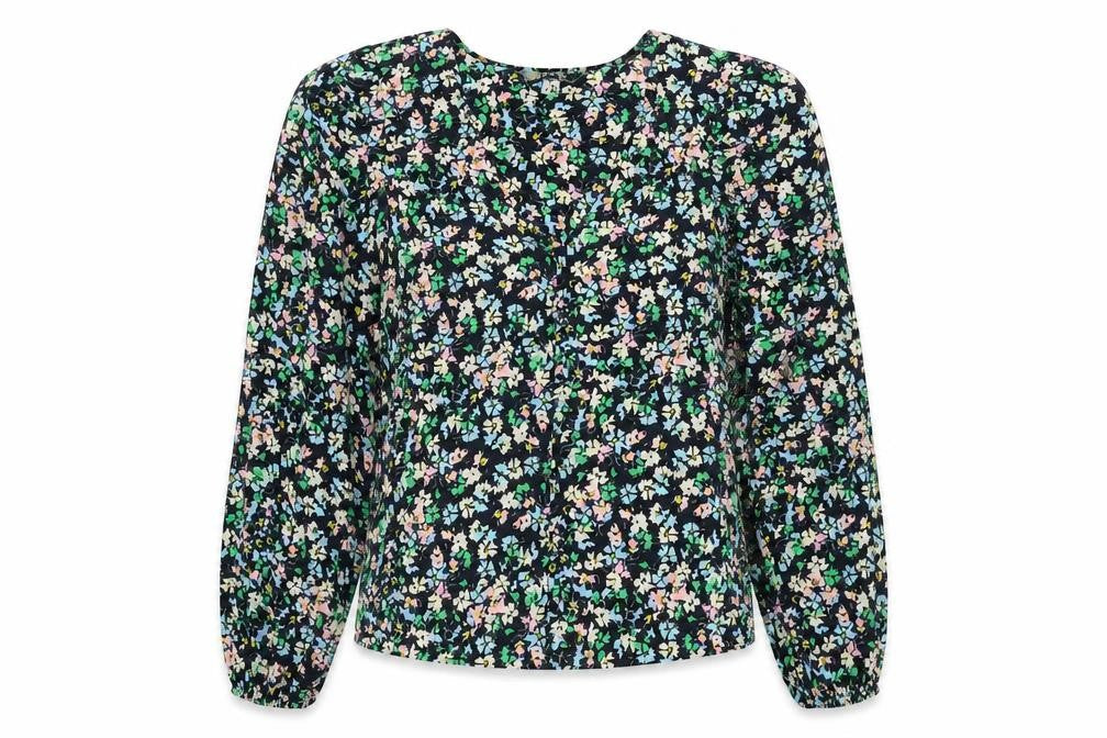 Womens UK Size 8 Marks and Spencer Blue Basic Blouse