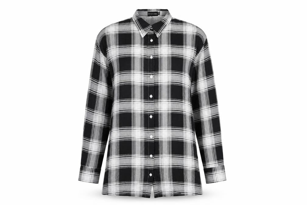 Womens UK Size 6 PRETTYLITTLETHING Black Basic Button-Up