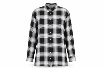 Womens UK Size 6 PRETTYLITTLETHING Black Basic Button-Up