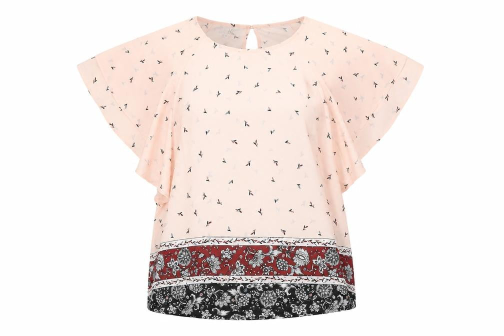 Womens UK Size 14 Nine Pink Basic Blouse