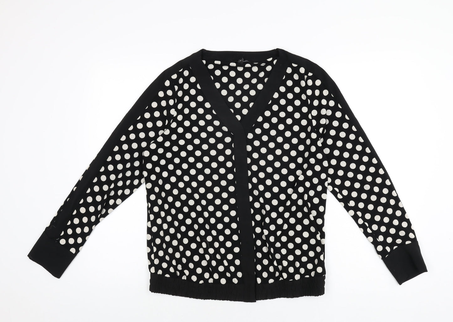 Womens UK Size 14 NEXT Black Basic Blouse