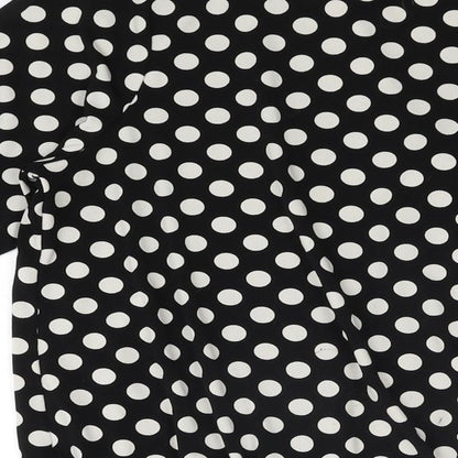 Womens UK Size 14 NEXT Black Basic Blouse