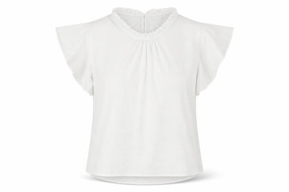Womens UK Size 8 Boohoo White Basic T-Shirt