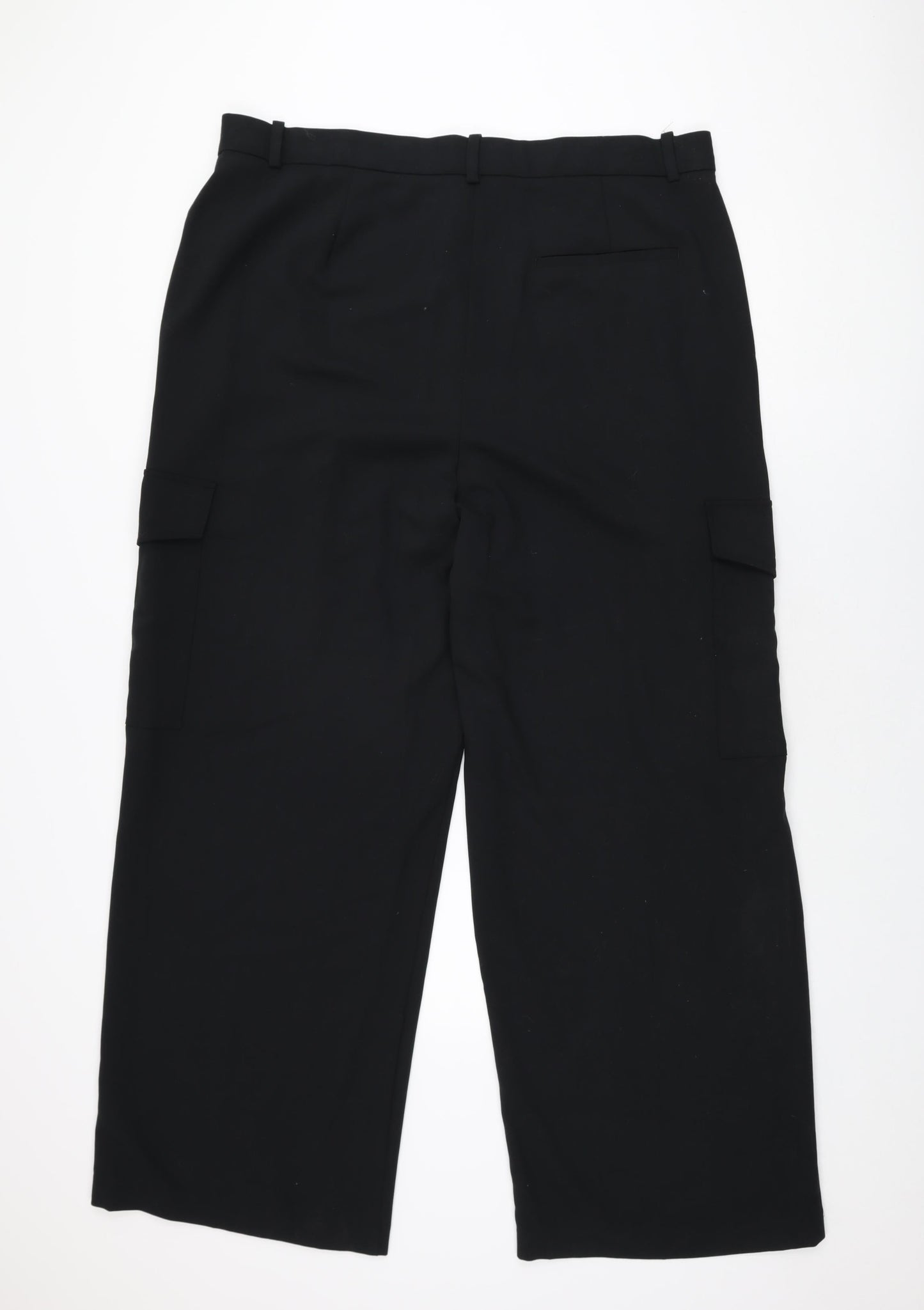 Womens UK Size 20 Marks and Spencer Regular Fit  Black Trousers