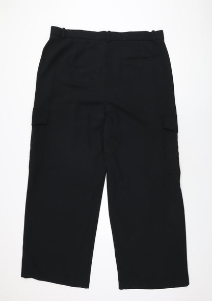 Womens UK Size 20 Marks and Spencer Regular Fit  Black Trousers