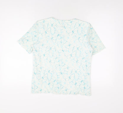 Womens UK Size 10 TIGI White Basic T-Shirt