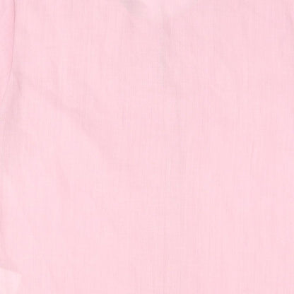 Womens UK Size 14 Damart Pink Basic Button-Up