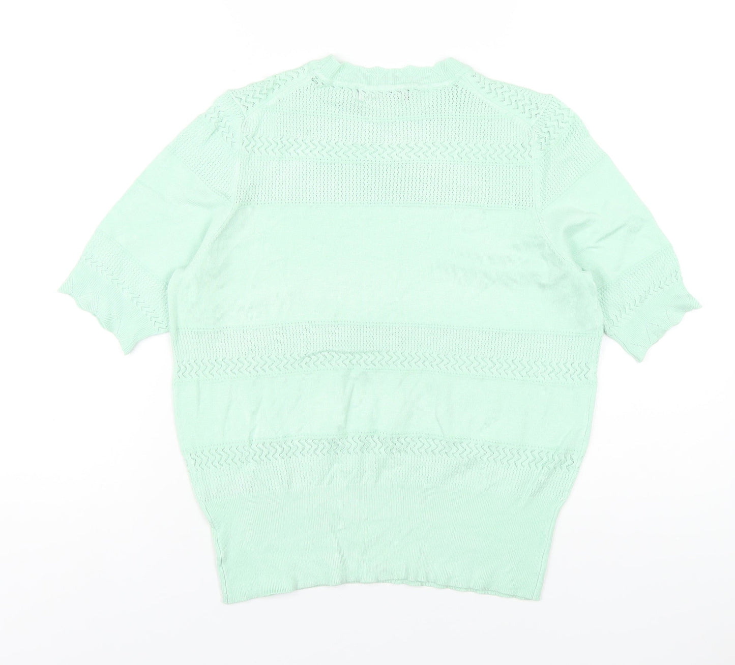 Womens UK Size 14 Marks and Spencer Green Pullover Jumper