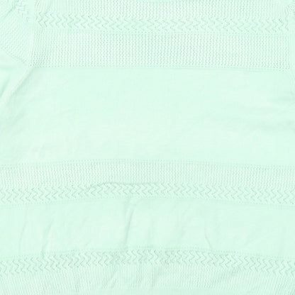 Womens UK Size 14 Marks and Spencer Green Pullover Jumper