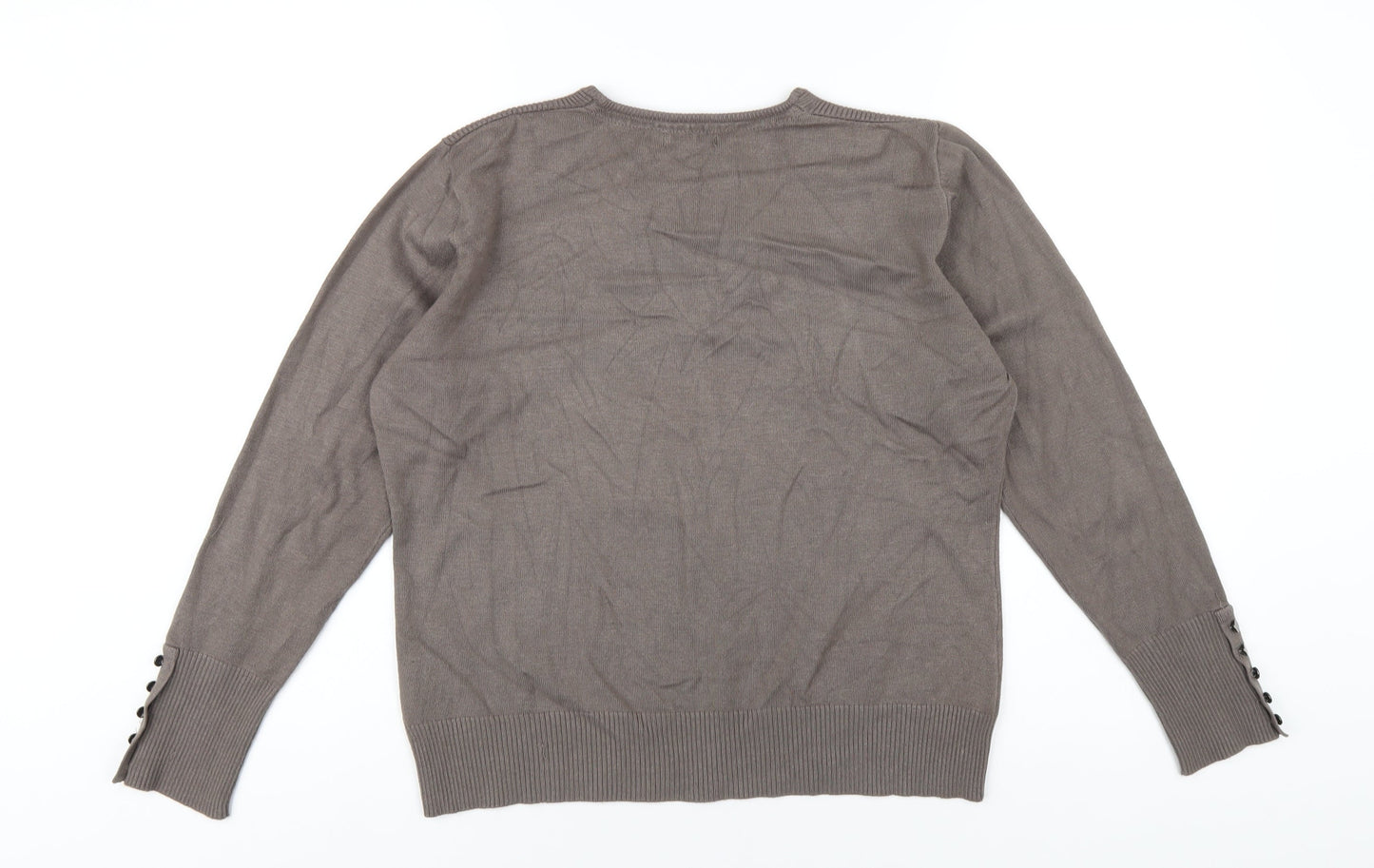 Womens UK Size XL Micha Brown Pullover Jumper