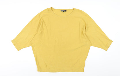 Womens UK Size M Paramour Yellow Pullover Jumper