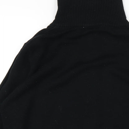 Womens UK Size 16 MK One Black Full Zip Jumper