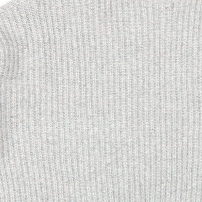 H&M Womens Grey V-Neck Acrylic Pullover Jumper Size XS