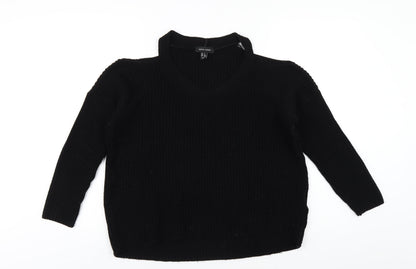 Womens UK Size S New Look Black Pullover Jumper