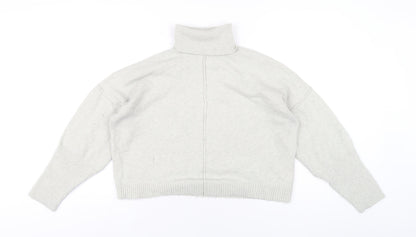 Womens UK Size 6 Missguided Grey Pullover Jumper