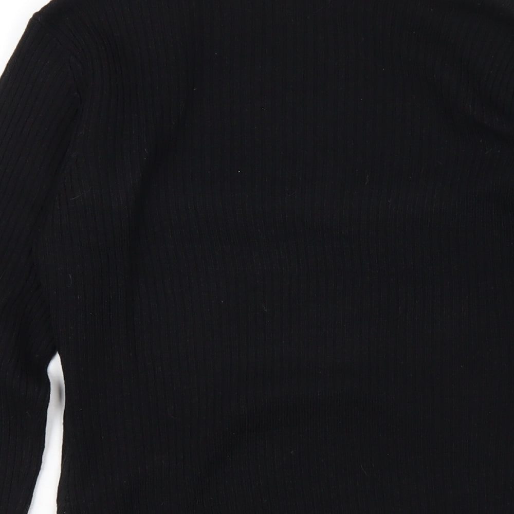 Womens UK Size S Brave Soul Black Pullover Jumper