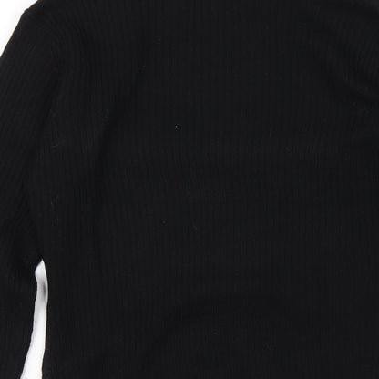 Womens UK Size S Brave Soul Black Pullover Jumper