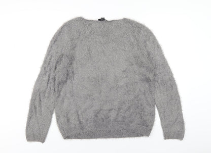 Womens UK Size 14 ESMARA Green Pullover Jumper