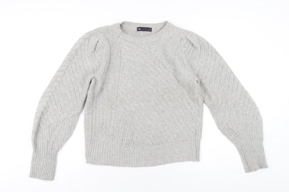 Womens UK Size 10 Marks and Spencer Grey Pullover Jumper