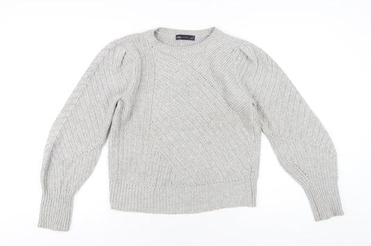 Womens UK Size 10 Marks and Spencer Grey Pullover Jumper