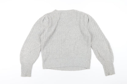 Womens UK Size 10 Marks and Spencer Grey Pullover Jumper