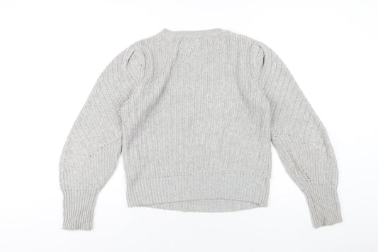 Womens UK Size 10 Marks and Spencer Grey Pullover Jumper