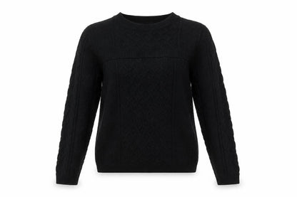 Womens UK Size S Quiz Black Pullover Jumper