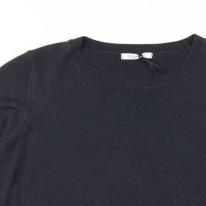 Womens UK Size 16 Classic Blue Pullover Jumper