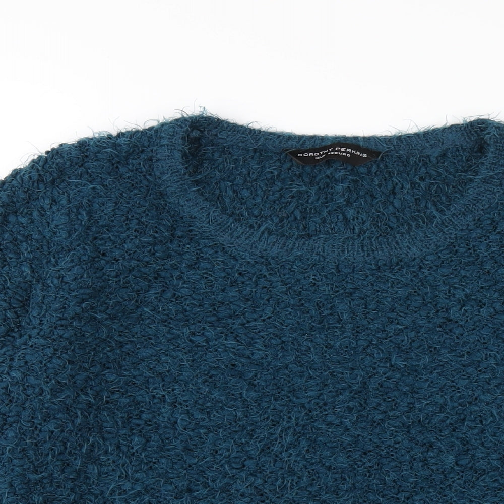 Womens UK Size 12 Dorothy Perkins Blue Pullover Jumper