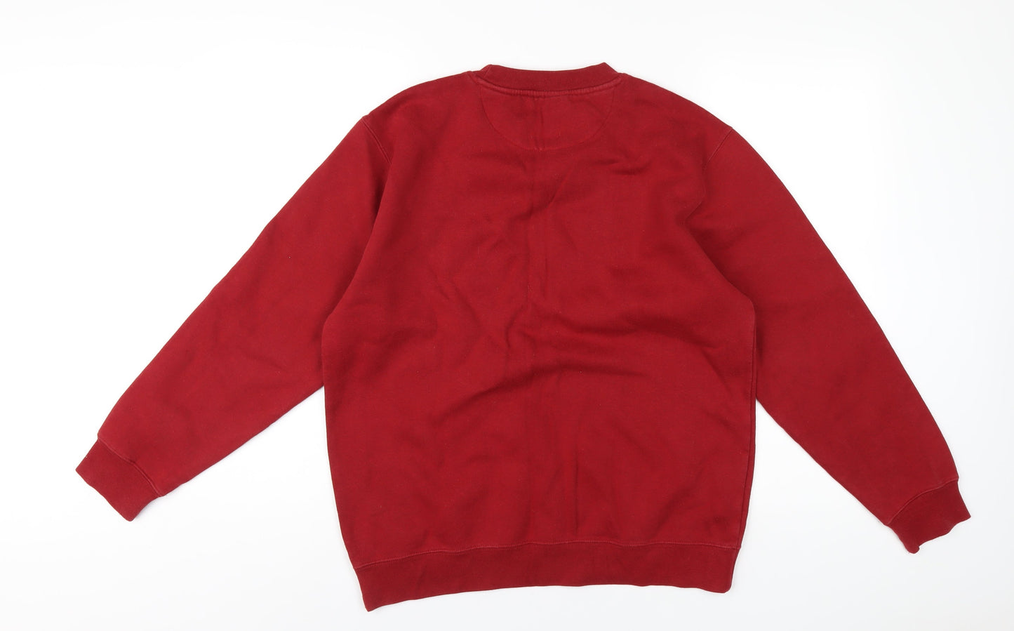 Mens UK Size M CS Active Red Pullover Sweatshirt