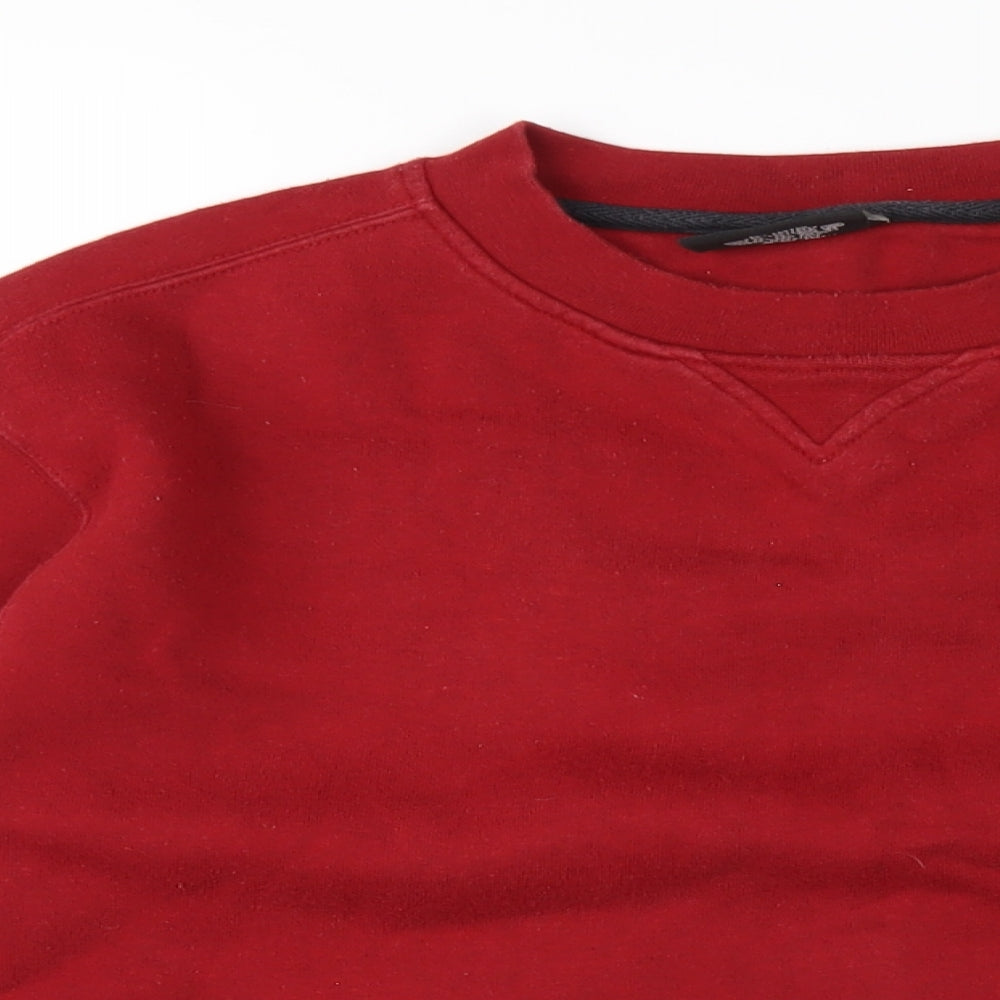 Mens UK Size M CS Active Red Pullover Sweatshirt