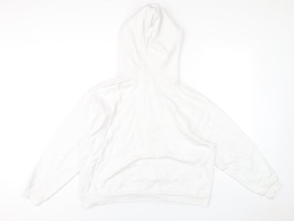 Levi's Womens White Cotton Pullover Hoodie Size S Pullover