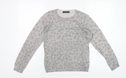 Womens UK Size 12 Marks and Spencer Grey Pullover Jumper