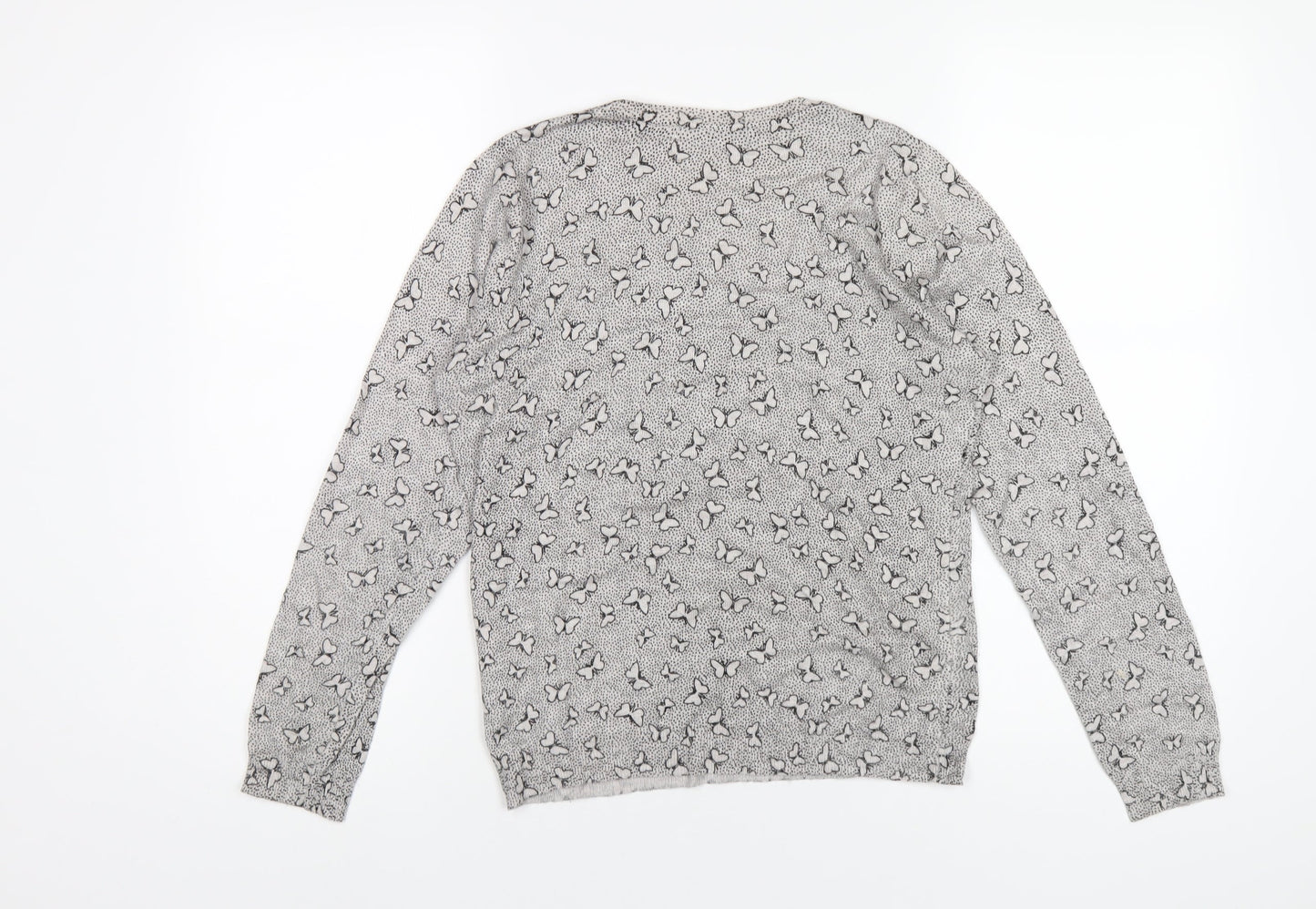 Womens UK Size 12 Marks and Spencer Grey Pullover Jumper