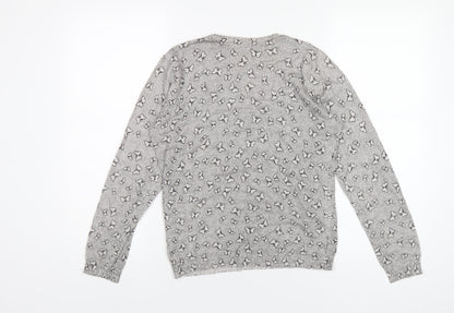 Womens UK Size 12 Marks and Spencer Grey Pullover Jumper
