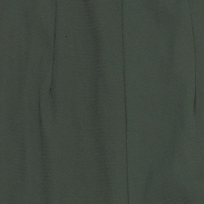 PRETTYLITTLETHING Womens Green Polyester Jumpsuit One-Piece Size 10 L31 in Zip - Lace Detail