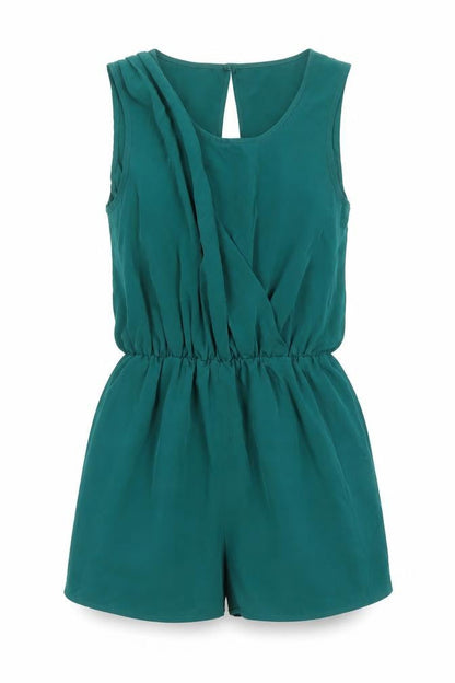 Womens UK Size 8 Miss Selfridge One-Piece Green Playsuit