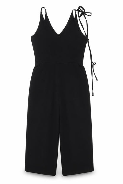 Womens UK Size 8 AX Paris One-Piece Black Jumpsuit