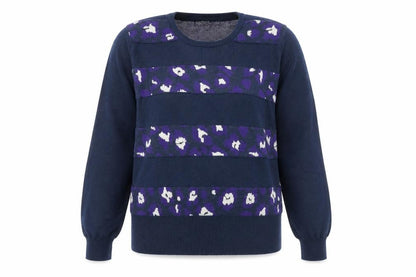 Womens UK Size S BiBA Blue Pullover Jumper