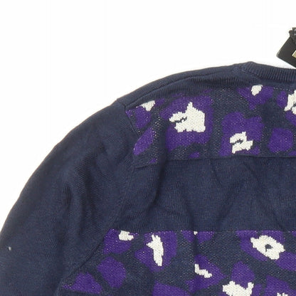 Womens UK Size S BiBA Blue Pullover Jumper