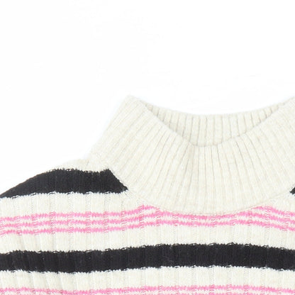 Womens UK Size S Marks and Spencer Beige Pullover Jumper