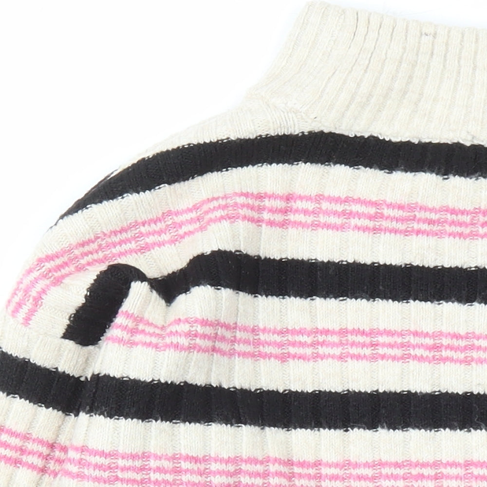 Womens UK Size S Marks and Spencer Beige Pullover Jumper